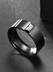 迷人情侣戒指浪漫戒指套装时尚男士不锈钢戒指时尚珠宝情人节礼物