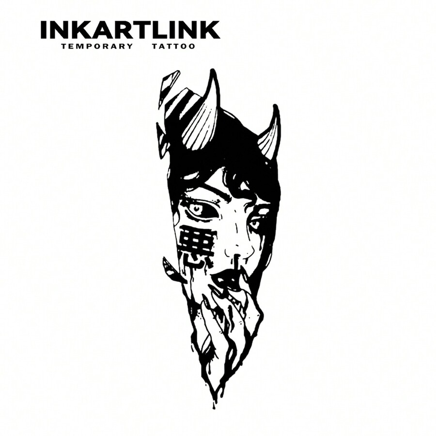 INKARTLINK Revolutionary Technology Tattoo, SemiPermanent Tattoo, Evil
