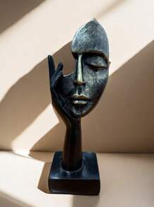 1pc Đồ trang trí bằng Polyresin, Đồ trang trí thiết kế hình kim loại sáng tạo cho đồ trang trí nhà Quà tặng tốt nhất - Vàng - Xem 15