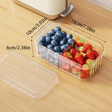1PC Fruit Storage Containers,  Food Boxes, Suitable For The Kitchen, Refrigerator, Camping - Multicolor - View 2