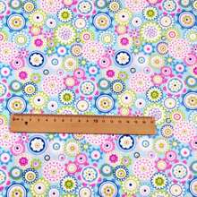 4 Stücke/Los Sonnenblumen Punkte Design bedruckter Stoff,ländlicher Blumenserie Köpergewebe, zum Selbermachen, Kopftuch, Patchwork, Bettdecke, Stoffbündel für Nähprojekte, Scrapbooking, Tecidos