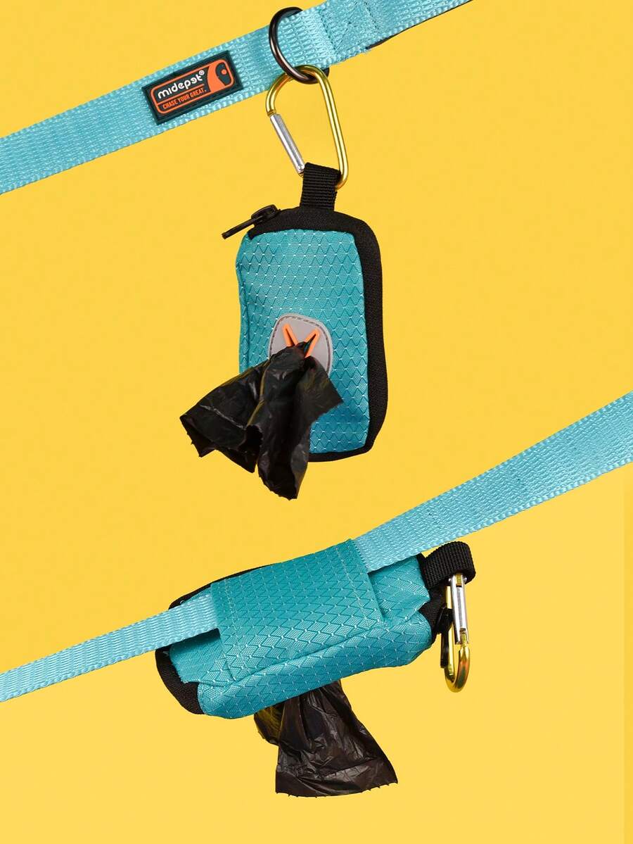 MIDEPET 1 Pc Poop Bag Holder Light Weight Multi Function Hands Free Poop Bag Holder Attached With Any Pet Leashes(Not Include The Poop Bag And Leashes) - Multicolor - View 1