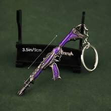 1pc VALORANT Raid Impression Colorful Weapon Metal Model Keychain - Multicolor - View 7