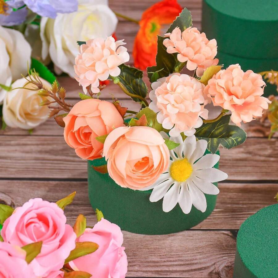 6Pcs Floral Foam Blocks, Flower Foam Blocks Green Floral Foam For Flower Arrangements, Florist