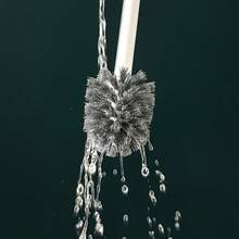 1件套马桶刷带支架套装，壁挂式长柄马桶清洁刷带支架，灵活马桶清洁刷，无盲点，浴室清洁刷，清洁用品，清洁工具，返校用品 - 藍色 - 查看 9