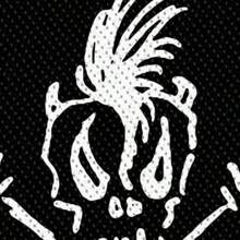 Metallica Scary Guy Standard Patch (Black/White) - Black and White - View 2