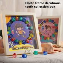 1pc Baby Tooth Keepsake Box, Astronaut Shaped Tooth Collection Frame, Baby Tooth Fairy Box With Commemorative Value, Suitable For Boys And Girls, Great Gift Baby Shower Easter Gifts Things For Girls/Boys