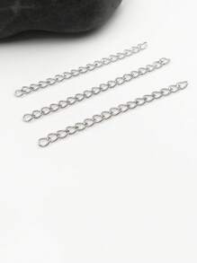 20strand/pack 5cm Stainless Steel 5 MM Extension Chain Anti-Fading Tail Chain For DIY Necklace Bracelet Anklet Making