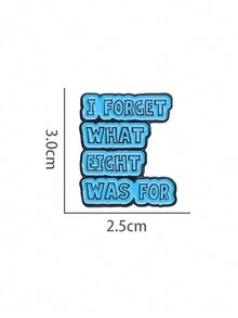 1 cái Vui Lời Bài Hát Men Chân Tùy Chỉnh TÔI QUÊN CÁI GÌ TÁM ĐƯỢC CHO Thổ Cẩm Ve Áo Phù Hiệu Từ Món Quà Trang Sức Cho Bạn Bè - Nhiều màu - Xem 8