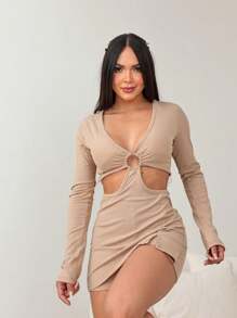 Women Jumpsuits - 米色 - 查看 1