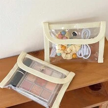 1pc Coin Wallet Transparent Fashion Cute Portable Bus Card Bag Student Girl Lady Perfect Gift - Clear - View 5