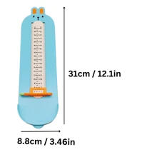 Infants Feet Measurement Gauge Kids Infant Foot Measurer Children Shoes Ruler Baby Shoe Sizer - Blue - View 4