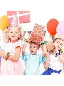 1入/2入手鈴，叮叮鐘腳鈴手鈴手鐲打擊樂器音樂節奏樂團4銀鈴聲適用於聚會聖誕節，多種顏色可選 - 彩色 - 查看 4