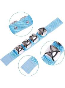 1入/2入手鈴，叮叮鐘腳鈴手鈴手鐲打擊樂器音樂節奏樂團4銀鈴聲適用於聚會聖誕節，多種顏色可選 - 彩色 - 查看 7