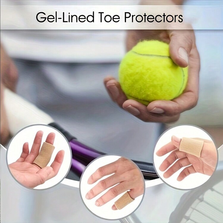 2pcs Nylon Toe Cap Covers, Prevent Pain & Friction - As Shown - View 7