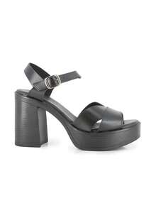 Blogger Sandales à talons pour femmes Bride de Cheville boucle À la mode