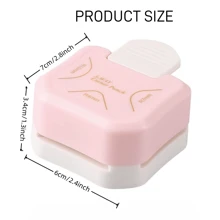 3 Way Corner Rounder Punch, 4mm, 7mm, 10mm 3 In 1 Corner Rounder For Paper Crafts, Envelope Punch Board,Hole Puncher, Laminate, DIY Projects, Photo Cutter,Card Making And Scrapbooking