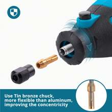 Multifunctional Tool, Tilswall 160W With 6 Variable Speeds 8000-33000 Rpm, Rotary Tool Set With 145 Accessories For Engraving, Drilling, Cutting, Grinding, Engraving, Polishing, Sharpening - EU C Type Plug(220-240V) - View 2