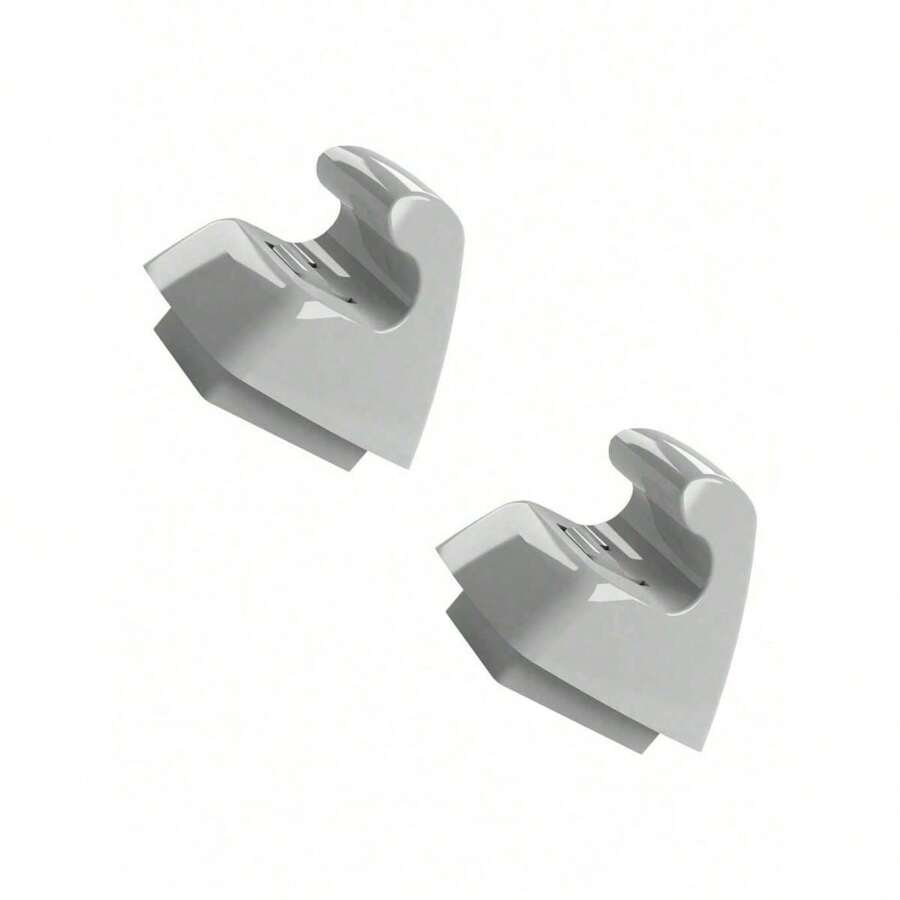 Kit Suporte Do Quebra Sol Gm Onix Gelo 2 Peças - Cinza - Visão 1