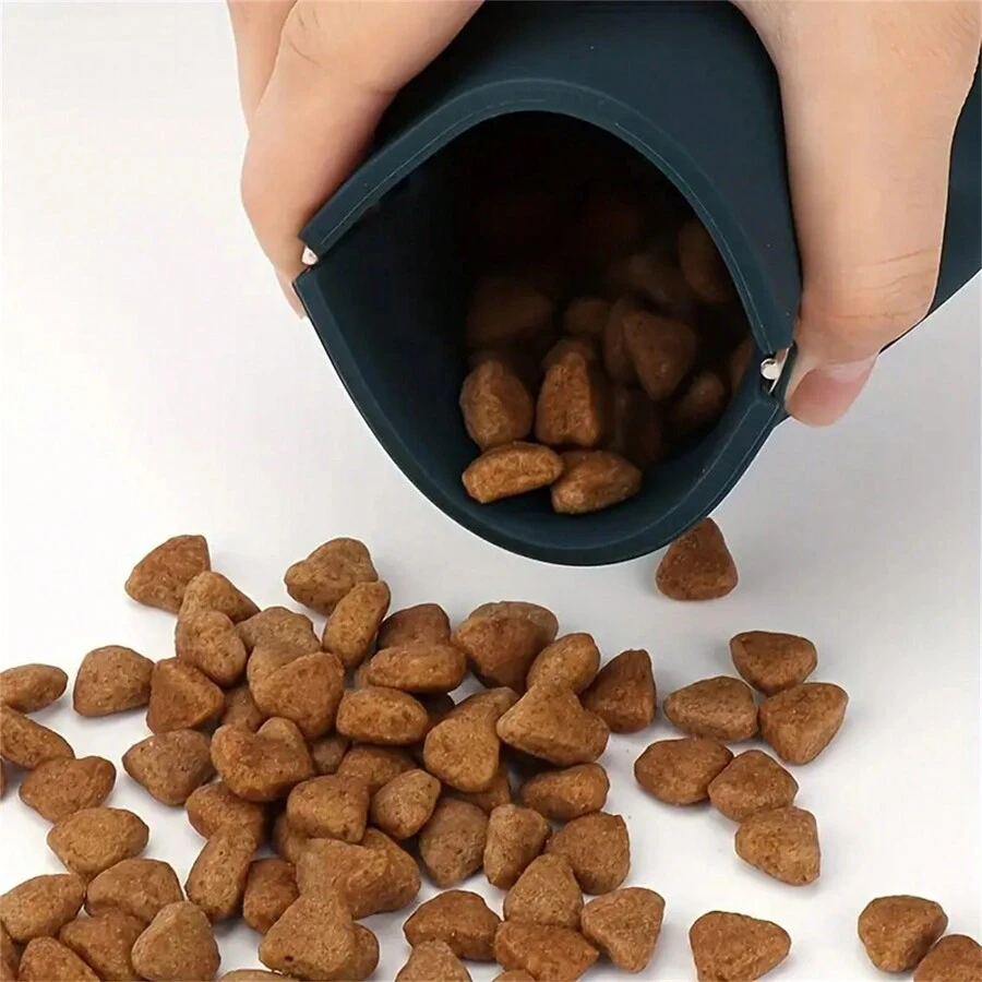 Portable And Durable Silicone Dog Grooming Bag - Leak-Proof Training Bag For Pets On The Go - Multicolor - View 1