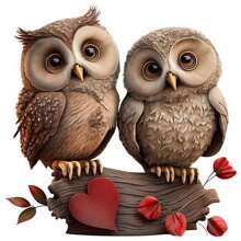 1件30*30cm / 11.8inx11.8in DIY 5D鑽石畫套裝（無框），附帶鑽石藝術工藝，完整的鑽石刺繡十字繡套件，牆面裝飾畫，適合作為驚喜禮物，附有牛貓和老鷹圖案 - 彩色 - 查看 12