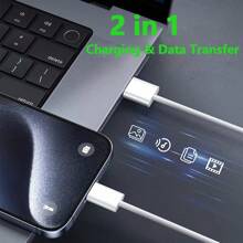 Cable de carga y datos USB Tipo C de 22.5W 3A de carga rápida compatible con iPhone 15, 15 Pro, 15 Pro Max, iPad, S24, S23, S21, accesorios para teléfonos, compatible con carga de automóviles, CarPlay, compatible con iPhone 16, 16 Pro Max, 15, 15 Plus, 15 Pro, 15 Pro Max, compatible con Xiaomi, compatible con OnePlus Tipo C