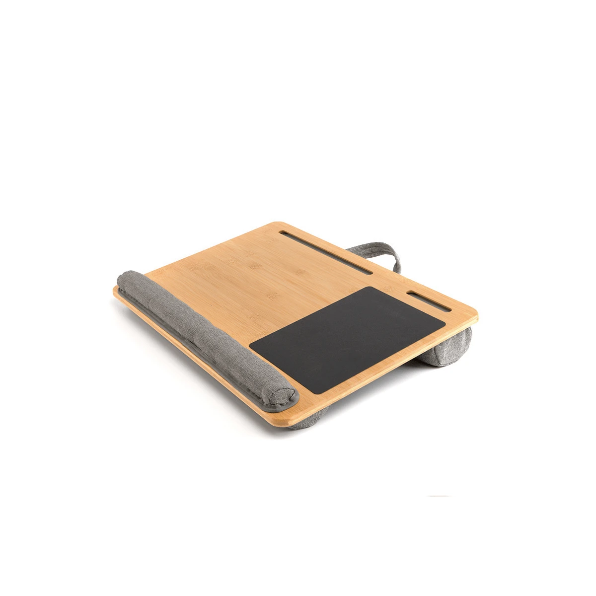 1pc Of Bamboo Laptop Table Lap Desk, Bed Table, Knee Desk For Home Office Use - Multicolor - View 1