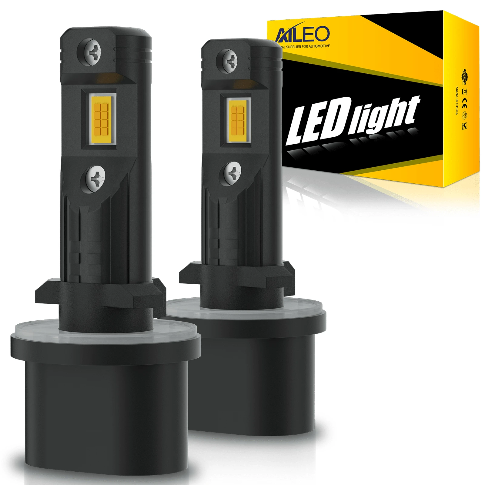 AILEO 880 LED ไฟหน้า Burbs,12000LM สว่างขึ้น 500% CANbus Ready, 1:1 ...