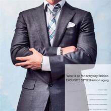 1 chiếc cà vạt công sở chính thức 8cm/3,15in có khóa kéo dành cho nam nữ chú rể cưới cà vạt sọc xanh rộng thùng thình Cà vạt chuyên nghiệp, quà tặng sinh nhật, quà tặng Ngày của Cha, nhiều kiểu dáng cho bạn lựa chọn - Nhiều màu - Xem 2