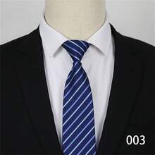 1 chiếc cà vạt công sở chính thức 8cm/3,15in có khóa kéo dành cho nam nữ chú rể cưới cà vạt sọc xanh rộng thùng thình Cà vạt chuyên nghiệp, quà tặng sinh nhật, quà tặng Ngày của Cha, nhiều kiểu dáng cho bạn lựa chọn - Nhiều màu - Xem 8