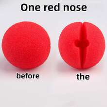 2pcs Colorful Clown Wig With Red Nose For Performance & Party, Cosplay Hairpiece & Hair Accessory - Multicolor - View 9