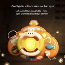 1pc Mini Xe Đẩy Em Bé Đi Bộ Đồ Chơi Hoạt Hình Trẻ Em Co-Pilot Giáo Dục Giáo Dục Sớm Máy Mô Phỏng Ghế Sau Xe Vô Lăng - nhiều màu - Xem 5