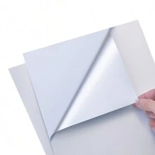 10Sheets A4 Size Matte Silver Printable Vinyl Sticker Paper For Inkjet Printer Waterproof Paper - Matt Silver - View 1