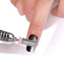 1支甲油美甲鎢鋼鑽頭磨光機，用於去除和磨光指甲，甲油打磨機頭 - 彩色 - 查看 3