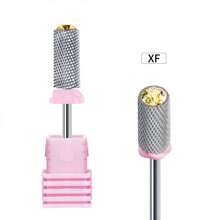 1支甲油美甲鎢鋼鑽頭磨光機，用於去除和磨光指甲，甲油打磨機頭 - 彩色 - 查看 5