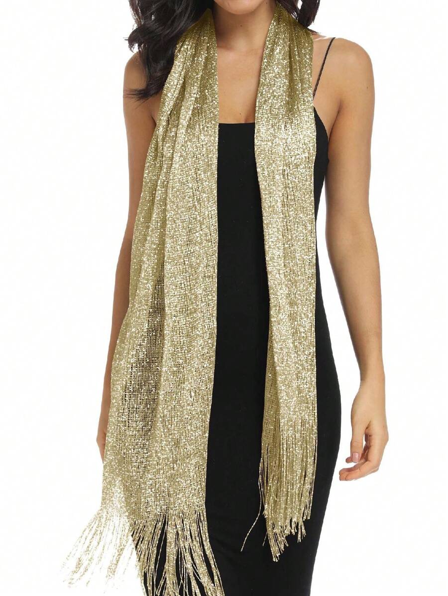 rheane sparkling metallic shawls and wraps for evening party dresses