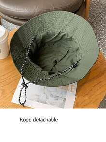 หมวกบักเก็ตกันน้ำ 1 ชิ้นสำหรับผู้ชาย หมวกกันแดดแบบพับได้และแห้งเร็วสำหรับกิจกรรมกลางแจ้ง เช่น การเดินป่า ฤดูร้อน - มัลติคัลเลอร์ - ดู 4