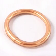 1件亮片果冻手镯，夸张设计，9毫米圆形手镯，男女通用，礼品 - 彩色 - 查看 12