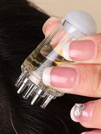 1pc Portable Mini Scalp Essentialoil Massager Roller Brush ,Comb Hair ,Hair Styling Kit Hair Accessories