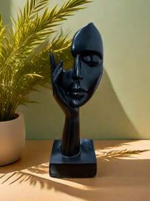 1pc Đồ trang trí bằng Polyresin, Đồ trang trí thiết kế hình kim loại sáng tạo cho đồ trang trí nhà Quà tặng tốt nhất - Vàng - Xem 7