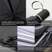Sombrilla para Parabrisas de Coche, Parasol Plegable portátil,Bolsa de Almacenamiento, protección UV, Universal