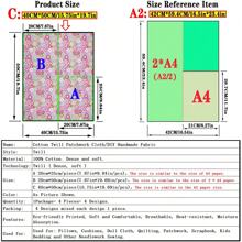 4 Stücke/Los Sonnenblumen Punkte Design bedruckter Stoff,ländlicher Blumenserie Köpergewebe, zum Selbermachen, Kopftuch, Patchwork, Bettdecke, Stoffbündel für Nähprojekte, Scrapbooking, Tecidos
