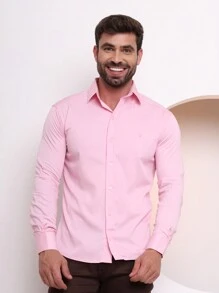 Men Shirts - Baby Pink - View 1