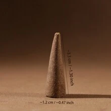 1盒10入組茉莉、沉香、檸檬草、薰衣草手工塔形香錐，用於負能量淨化和空間潔淨，家居或辦公室芳香療法、SPA、放鬆、冥想、瑜伽、居家淨化、營造氛圍。