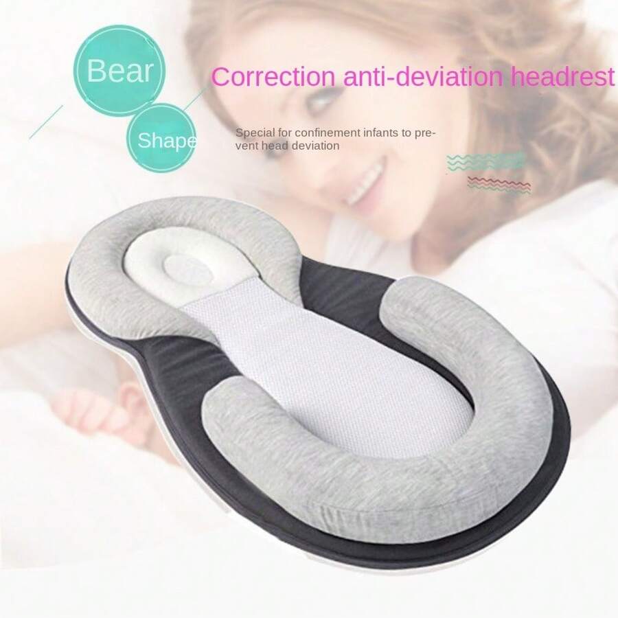 Baby Pillow For Correcting And Preventing Flat Head, Side Sleeping