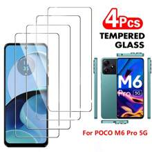 4Pcs 9H HD Transparent Tempered Glass Compatible With Xiaomi 13T 12T 11T Pro 11 Lite Compatible With Redmi Note 13 12 Pro 13C 9 9A A3 9C 9T 10 10C 11s 12s 10s 11A 9S 9 10 11 Pro Turbo 3 POCO X6 Neo C61 X3 M3 C65 C55 M4 F3 F4 GT F5 M5 M5S M6 X4 X5 Pro Screen Protector - Clear - View 48