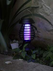 1pc, Solar Powered Mosquito Trap Cordless Garden Lamp - Waterproof & Portable &  Insect Killer - Perfect For Mosquitoes/Moths/Flies, Pest Control, Apartment Essentials, Household Gadgets