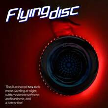 42 LEDS Light Up Toy Flying Ring , 5 Light Colors Available Comfortable Grip Lightweight LED Flying Disc , Extremely Bright Cool Fun Birthday,Perfect Summer Outdoor Game & Camping Gift For Men/Boys/Teens/Kids - Multicolor - View 7