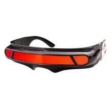 Kính thời trang cosplay Cyclops dành cho nam nữ Chất liệu nhớ Kính thời trang thiết kế Shield - Đỏ - Xem 6