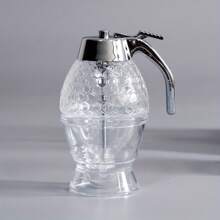 1入組亞克力糖漿分配器，適用於蜜糖、糖漿、果醬、番茄醬和果汁 - 白色 - 查看 13
